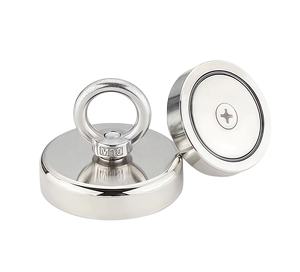 Crochet magnétique <span class=keywords><strong>aimant</strong></span> de pot en néodyme avec crochet <span class=keywords><strong>aimant</strong></span> de récupération de pêche en néodyme avec boulon à œil achat en gros - Product Image 6