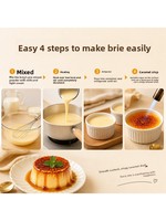 Poudre de pudding pré-mélangée Xing, sans cuisson, style français, crème caramel, dessert, collation, soupe sucrée, poudre de crème anglaise à usage commercial, sac de 1 kg