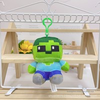 Boneka Gantungan Kunci Seri Zombie Creeper Bee Lamb, Isi Kapas PP, Usia 5-7 Tahun