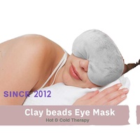 Masque oculaire chauffant pour micro-ondes, pack de masques oculaires chauds et froids, soulagement de la douleur, protection contre la sécheresse oculaire, doux pour la peau, aide au sommeil