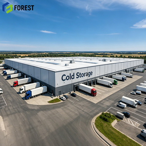 Refrigerated Warehouse Building Modular Structure Agricultural <b>Plant</b> Seismic Resistant Professional Grade - Product Image 1