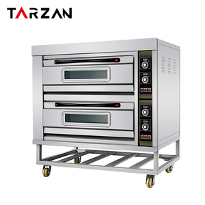 Thương mại hai tầng nướng lò nướng bánh <span class=keywords><strong>pizza</strong></span> điện lò bốn một bánh <span class=keywords><strong>pizza</strong></span> - Product Image 6