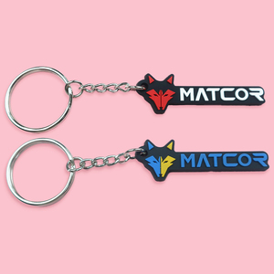 Nhanh chóng tùy chỉnh <span class=keywords><strong>Quote</strong></span> Túi xách PVC chất liệu phim hoạt hình Keychain với dây đeo - Product Image 1