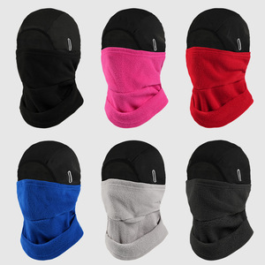 Winter Fleece Cycling Face Mask Breathable Ski Motorcycle Warm Headgear Unisex Sports Mask Royal Blue Black Red Gray - Product Image 5