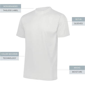 Camiseta Deportiva Ligera de Verano con Estampado Personalizado OEM, Tops Activos de Poliéster de Secado Rápido, Camiseta de Compresión para Correr - Product Image 5