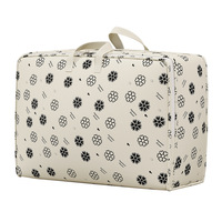 Sac de rangement pliable pour déménagement et stockage - Boîte de rangement cubique pour couettes et vêtements - Tissu non tissé moderne anti-humidité et anti-moisissure