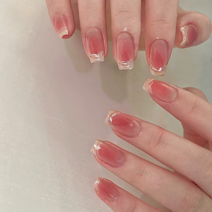 Ongles artificiels de luxe personnalisés de haute qualité Ongles à presser réutilisables Application du doigt <span class=keywords><strong>Faux</strong></span> ongles feuille <span class=keywords><strong>rouge</strong></span> or <span class=keywords><strong>blanc</strong></span> moyen - Product Image 5