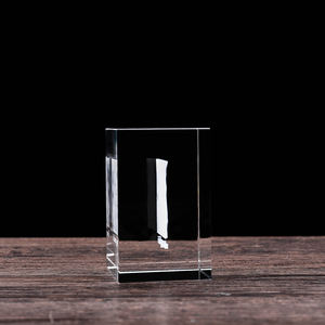 Hadiah Promosi Kristal K9 3D Terukir Laser Foto Kristal Kubus Blok Bingkai Foto untuk Hadiah Ulang Tahun - Product Image 6