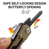 OEM 12 en 1, pince multifonction de survie en plein air en acier inoxydable, pince pliante de camping avec verrouillage de sécurité