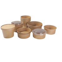 Meilleur prix bol à salade Kraft 750ml 320 + 30PE SUN PAPER