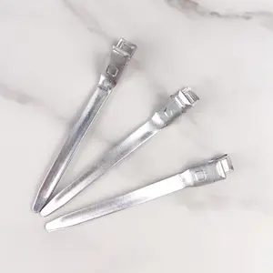 Pinza de pelo de aluminio geométrica de moda, accesorios para el cabello para damas y damas, cepillo, peine <span class=keywords><strong>toppik</strong></span>, herramientas para desenredar - Product Image 1