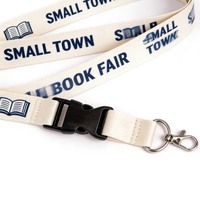 CH Wholesale Sublimation Printing Polyester Lanyards With Logo Custom Certification Keychain OEM ODM ECO Promotion Event Gifts