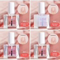 Huile de Soin des Ongles Multi-styles à Séchage à l'Air, Base et Top Coat, Huile pour Cuticules, Vernis à Ongles à Base d'Eau et Huileux, Sans Lampe UV, Vente en Gros