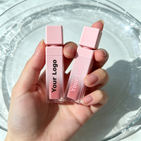 Gloss à lèvres rose dégradé en marque blanche, rouge à lèvres liquide mat/brillant personnalisé avec logo, teinte à lèvres OEM sans cruauté animale, vente en gros