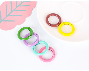 DIY Accessory Metal Colorful Split <b>Spring</b> Ring 20mm 25mm 27mm 33mm 40mm Split Ring - Product Image 6