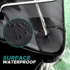 1 paire de manchons de guidon de moto en PU, imperméables, épais et chauds pour l'hiver, gants de conduite pour scooter et moto - Product Image 5