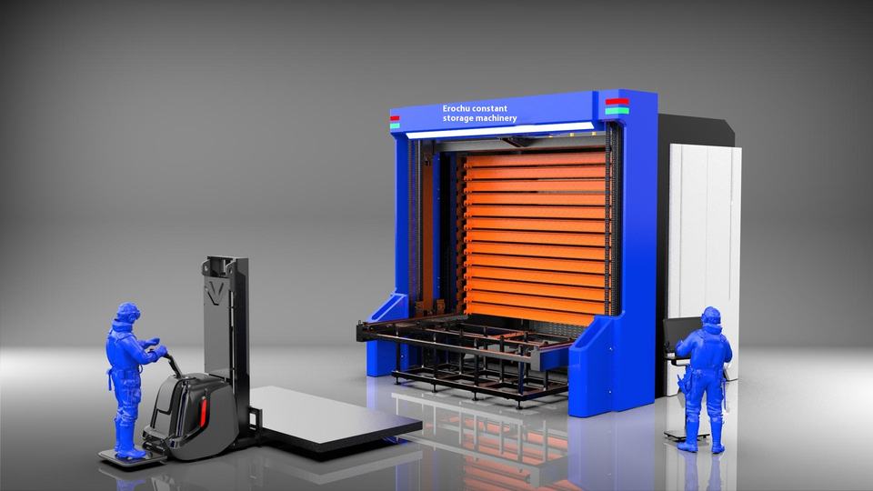 Smart Tower Fully Automatic Steel Plate Storage Loading Unloading ...