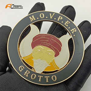 Metal Craft Zinc 3 "Gold Planted Cut Out <span class=keywords><strong>Shriner</strong></span> logo Emblema Clásico Masónico <span class=keywords><strong>Shriner</strong></span> <span class=keywords><strong>Car</strong></span> <span class=keywords><strong>Emblem</strong></span> - Product Image 5