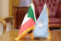 Drapeau de l'Iran en gros drapeau national avec franges glands satin matériel brodé drapeau de bureau de table