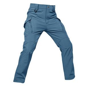 Pantalons pour hommes Offre Spéciale Pantalons cargo en polaire imperméable pour hommes Pantalons de travail <span class=keywords><strong>et</strong></span> de randonnée Pantalons thermiques chauds Softshell IX9 - Product Image 4