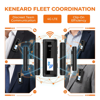 Radio PoC KENEARD KE-06 39g ultra-légère 4G LTE, talkie-walkie à clipser, écran couleur 500-1000mAh pour la sécurité des hôtels et des restaurants
