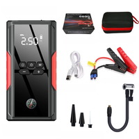 Démarreur portable professionnel 99800mAh avec gonfleur de pneus numérique 150PSI pour voitures, camions, SUV et camping-cars