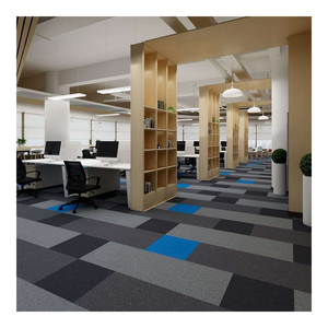 Thiết kế mới gạch Thảm PP văn phòng thương mại gạch lát Sàn PVC 50cm * 50cm chống tĩnh gạch lát sàn thảm - Product Image 6