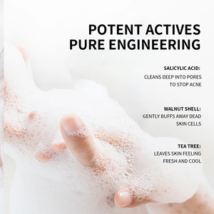 Exfoliante con 2% de Ácido Salicílico BHA, Limpiador Facial para Hombre, Micropeeling de Precisión para Suavizar la Piel, Fórmula Clínica, 100ml, OEM - Product Image 2