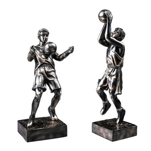 Figuras de Baloncesto y Fútbol Hechas a Mano con Resina, Diseño Moderno y Simple, Tema de Amor, Decoración Creativa para el Hogar, Oficina, Sala de Estar, <span class=keywords><strong>TV</strong></span> - Product Image 1