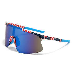 Gafas de Sol Deportivas de Media Montura con Bandera Americana, Día de la Independencia, para Montañismo, Esquí, Ciclismo, Lentes Fotocromáticas Unisex UV Vietnam - Product Image 3