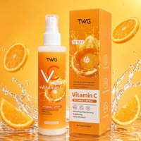 Spray hydratant et éclaircissant pour le visage TWG RTS Face Care Factory à la vitamine C, tonique pour la peau, essence éclaircissante à la vitamine C