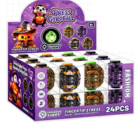 Jouet Fidget Spinner Balle Rotative Série Boissons Gazeuses Press Spin Gyro Anti-Stress Portable pour Enfants et Adultes