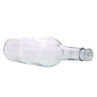 Bouteille de spiritueux en verre personnalisée de qualité supérieure sur mesure de 1000 ml Tequila Whisky Vodka Rhum Liqueur Emballage avec bouchon à vis