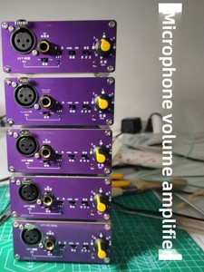 专业MAIAO Studio麦克风前置放大器HTT879-2低噪声麦克风放大器幻象电源平衡输入/输出用于人声 - Product Image 2