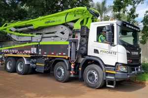 Bombas Móviles Montadas en Camión Zoomlion con Pago L/C, 43m 43X-5RZ, Salida Teórica 140M³/H, Camión Bomba de Concreto 6*4 para Argelia - Product Image 2