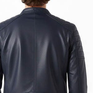 Chaqueta de Cuero para Hombre de Diseño Único, Impermeable, Ecológica, de Alta Calidad, Servicio OEM a Precio Razonable - Product Image 6