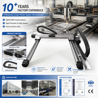 Module de table coulissante à courroie synchrone haute vitesse, entièrement fermé, avec rail de guidage linéaire, silencieux et étanche, en aluminium