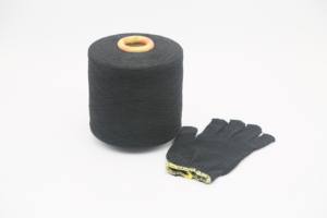 Fil à tricoter pour gants en coton recyclé et polyester mélangé, Vietnam Ne 6S/1 7S/1 8S/1, fil à tricoter en coton open end pour gants de travail. - Product Image 6