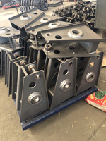 Suspension mécanique allemande robuste à 2 essieux pour semi-remorque de 16 tonnes en acier avec haute visibilité pour IRAP