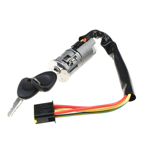 Pour <span class=keywords><strong>RENAULT</strong></span> CLIO II 03/98-03/01 Interrupteur de contact avec serrure et 2 clés 7701494694 - Product Image 1