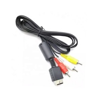 Câble de communication audio-vidéo pour consoles de jeux PS2 PS3