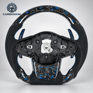 Volante Personalizado de Fibra de Carbono con Palancas de Cambio para Toyota Supra A90 A91 GR Mk5 G8X, Listo para Instalar, Sin Airbag - Product Image 1