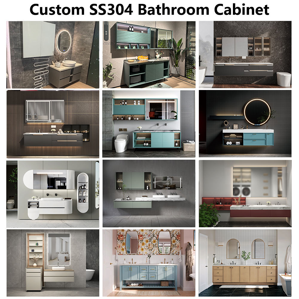 Custom SS304 Bathroom Cabinet
