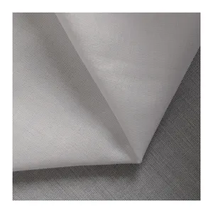 Nouveau style de tissu d'entoilage fusible chemise patte coton polyester tissé entoilage