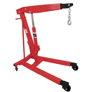 Cric hydraulique manuel pliable de 1 tonne, grue de levage portable pour atelier, grue de chantier, élingue de câble, nouveau modèle de vente au détail - Product Image 6