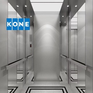ลิฟต์ KONE รุ่น Factory Gold Mirror Cabin พร้อมเครื่องลากสแตนเลส สำหรับโรงแรมและอพาร์ตเมนต์ - Product Image 4