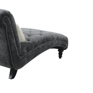 Chaise Longue di Lusso in Ciniglia per Progetti Villa, <span class=keywords><strong>Dimensioni</strong></span> Personalizzabili OEM con Tre Opzioni di Produzione Globale - Product Image 4