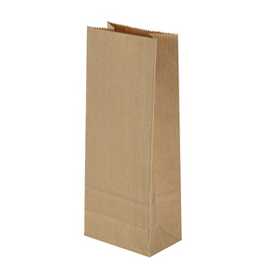 Windowed kraft paper food bag made of high quality kraft paper with die cut <b>window</b> heat sealed edge and serrated top design - Product Image 3