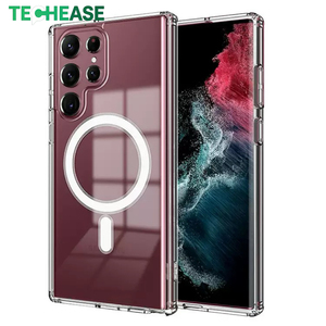Funda Magnética Acrílica para Teléfono con Carga Inalámbrica, Funda Protectora Antigolpes para Samsung S25 Ultra, Funda Protectora Anticaídas para Teléfono Móvil al por Mayor - Product Image 1