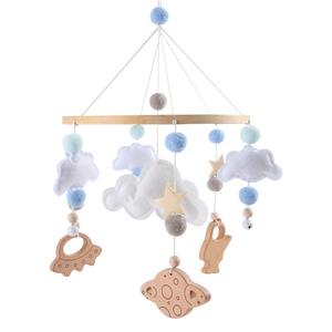 Ins – décoration de maison pour enfants, Design spatial, étoile, lune, astronaute, literie pour bébé, jouets mobiles suspendus, berceau pour bébé, Mobile - Product Image 5